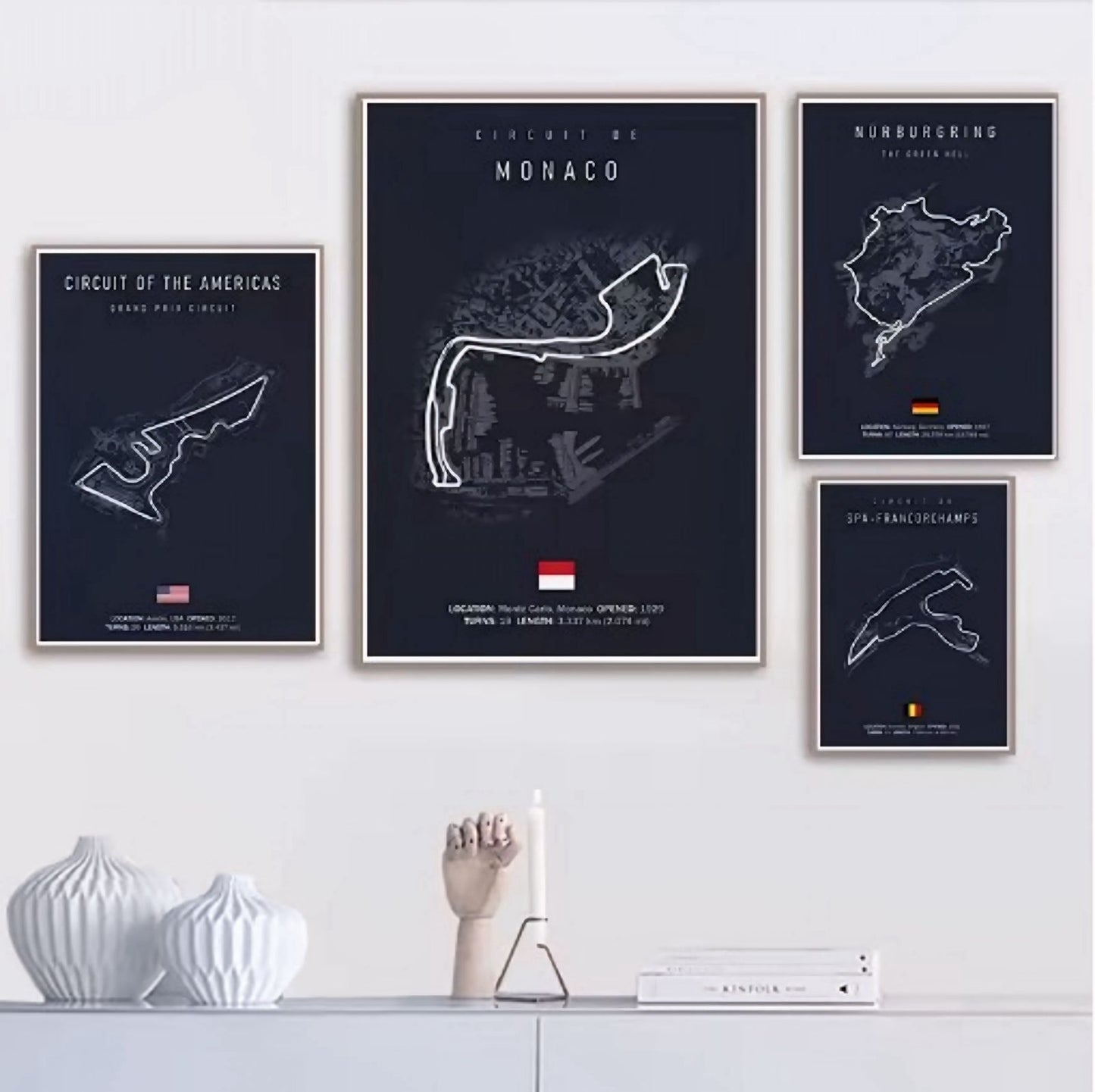 Posters Gp minimalistas